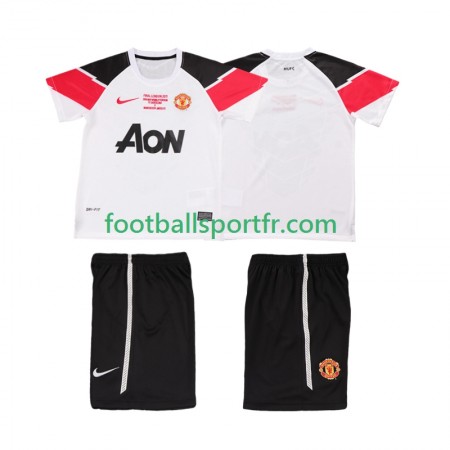 Tenue Manchester United Champions League 2011 2012 Retro Enfant Troisieme Maillot de Foot